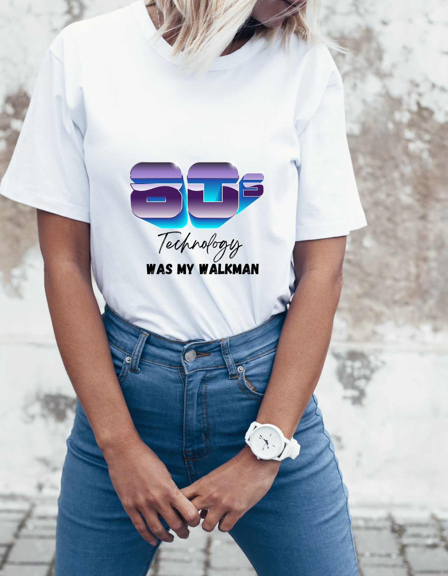 80s TECHNOLOGY Was My Walkman Womens T Shirt